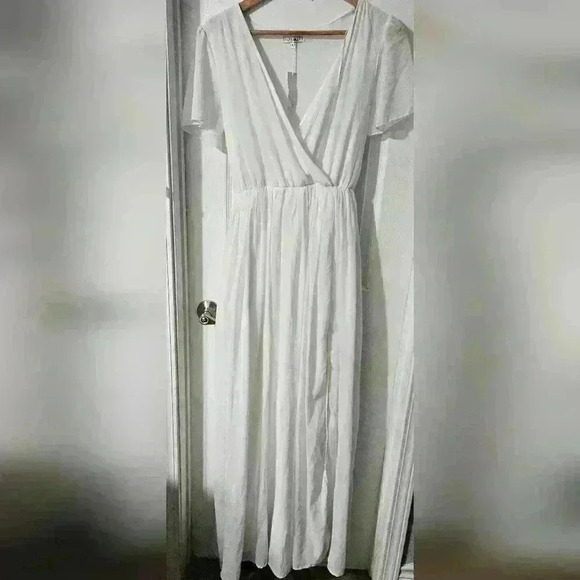 Nwt White Baltic Born Kristina Maxi Dress - Picture 2 of 5